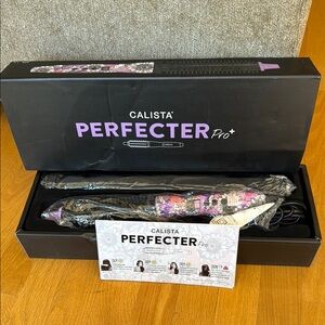 Calista Perfecter Pro+ Hair Styling Tool Size 1”NWTPPGXI1 Floral Box Pink Floral